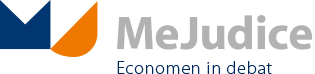 Logo MeJudice, Economen in debat