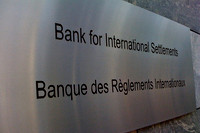 Plakaat &quot;Bank for International Settlements&quot;