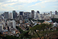Uitzicht op het centrum van Rio de Janeiro