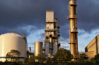 Afbeelding van een chemische fabriek