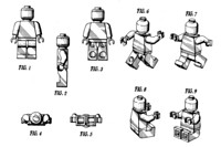 Tekening van lego poppetjes