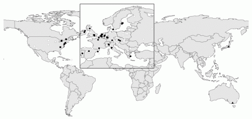 Moederbanken (zwart) en hun buitenlandse dochterbanken (wit)